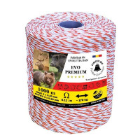 Fir PREMIUM 1000m 3 lite inox de 0.2mm + 3 lite Cupru de 0,25mm, forta rupere 170kg, rezistenta electrica 0.11 ohm/m