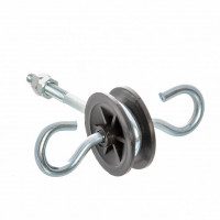 Izolator dublu cu filet M6 pentru poarta gard electric