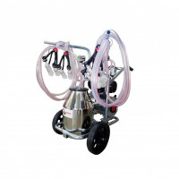 Aparat de muls oi si capre cu 4 posturi si 1 bidon inox 30L Gardelina T230 INOX PS Aparat de muls oi si capre cu 4 posturi si 1 bidon inox 30L Gardelina T230 INOX PS