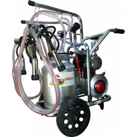 Aparat de muls vaci cu 2 posturi si 1 bidon aluminiu 40L Gardelina T240 AL IC [1]