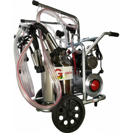 Aparat de muls vaci cu 2 posturi si 1 bidon inox 40L Gardelina T240 IN IC [1]