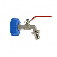 IBC Adaptor S60x6 cu robinet de evacuare