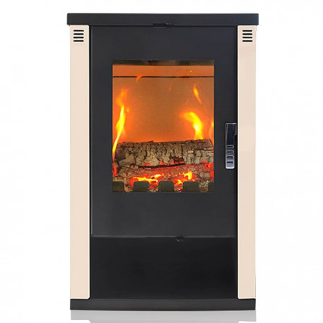 Soba pe lemne 7.5 kW Verso Lheia Champagne clasa energetica A [1]