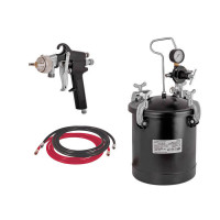 Pistol de vopsit cu rezervor 10L Raider RD-PT02