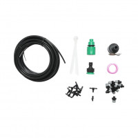 Kit complet irigare prin pulverizare cu furtun 10m, duze, conectori 35 piese