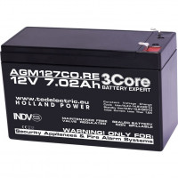 Acumulator VRLA F1 12V 7.02A , 151x65x95mm TED Electric