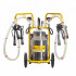 Aparat de muls vaci pe ulei cu 2 posturi si 1 bidon inox 40L [2]