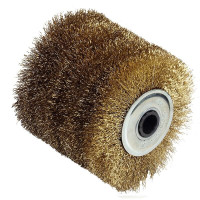 Perie din sarma de otel alamita 120x100 mm 