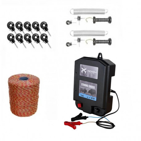 Pachet gard electric 6.6J Nexon + Fir 1000m 100kg  [1]