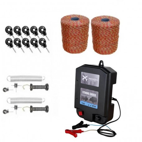 Pachet gard electric 6.6J + Fir 2000m 100kg  [1]