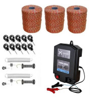 Pachet gard electric 6.6J + Fir 3000m 100kg