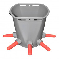 Galeata alaptare vitei 8 litri cu 5 suzete Galeata alaptare vitei 8 litri cu 5 suzete