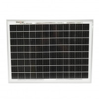 Panou solar fotovoltaic monocristalin 20W 400x300x17mm Breckner