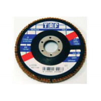 Disc lamelar LVZ38 115x22,2 mm Gr80 pentru inox TAF-Italia Disc lamelar LVZ38 115x22,2 mm Gr80 pentru inox TAF-Italia
