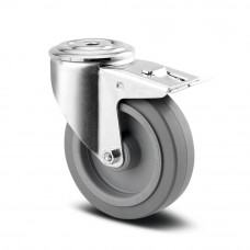 Roata pivotanta din poliamida cu frana 125 mm - 150 kg TENTE 3477UFR125P30-13 Gri Roata pivotanta din poliamida cu frana 125 mm - 150 kg TENTE 3477UFR125P30-13 Gri