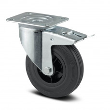 Roata pivotanta din polipropilena cu frana 200 mm - 205 kg TENTE 3477PVR200P63 Roata pivotanta din polipropilena cu frana 200 mm - 205 kg TENTE 3477PVR200P63