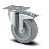 Roata pivotanta din poliamida cu frana 200 mm - 400 kg TENTE 3477UFR200P63 Roata pivotanta din poliamida cu frana 200 mm - 400 kg TENTE 3477UFR200P63