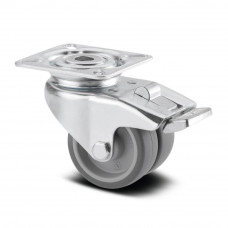 Roata pivotanta Agila twin cu frana 50 mm - 75 kg TENTE 2975PJO050P40 Roata pivotanta Agila twin cu frana 50 mm - 75 kg TENTE 2975PJO050P40