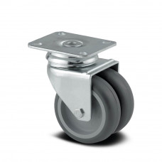 Roata pivotanta Agila twin 75 mm - 100 kg TENTE 2970PJO075P50 Roata pivotanta Agila twin 75 mm - 100 kg TENTE 2970PJO075P50