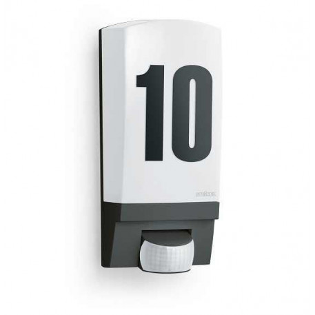 Lampa de exterior cu senzor de miscare-Numar de casa iluminat- Aplica perete L1 (negru) Steinel [1]