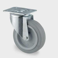 Roata pivotanta din poliamida 125 mm - 250 kg TENTE 3470UFR125P62 grey