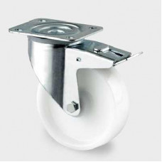 Roata pivotanta din poliamida , cu frana 100 mm - 200 kg TENTE 3477UOO100P62