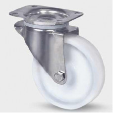 Roata pivotanta din poliamida 125 mm cu furca inox - 250 kg TENTE 8470UOO125P62