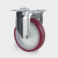 Roata fixa din poliamida 100 mm - 150 kg TENTE 3478UAR100P62 red