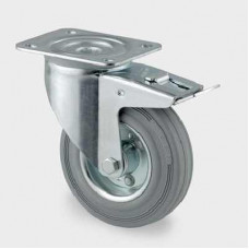 Roata pivotanta din otel , cu frana 100 mm - 70 kg TENTE 3477DIR100P62