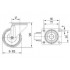 Roata pivotanta din poliamida 100 mm - 200 kg TENTE 3470UOO100P62 [2]