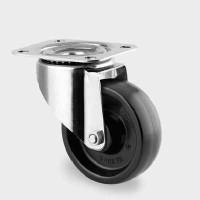 Roata termorezistenta pivotanta 80 mm cu furca inox - 100 kg TENTE 8470BOG080P62