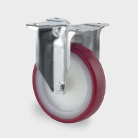 Roata din poliamida fixa 80 mm - 100 kg TENTE 3478UAR080P62 red