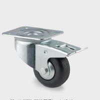Roata din poliamida pivotanta cu frana  80 mm - 100 kg TENTE 3477UVH080P62