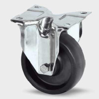 Roata fixa termorezistenta 100 mm cu furca inox - 100 kg TENTE 8478BOG100P62