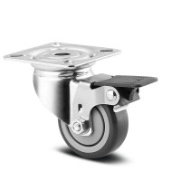 Roata pivotanta poliamida cu frana 50 mm - 40 kg TENTE  2475UAP050P40