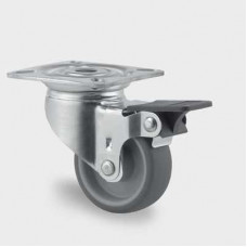 Roata pivotanta poliuretan cu frana 50 mm - 40 kg TENTE  2475PJI050P40