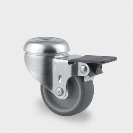 Roata pivotanta poliuretan cu frana 50 mm - 40 kg TENTE 2475PJI050P30-11 [1]