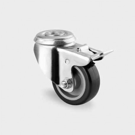Roata pivotanta poliuretan cu frana 50 mm - 40 kg TENTE 1475PAO050P30-11 [1]