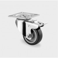 Roata pivotanta poliuretan cu frana 50 mm - 40 kg TENTE 1475PAO050P40