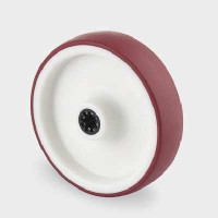 Roata poliamida 80 mm - 100 kg TENTE UAR080x32-Ø12 HL44,4 red