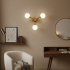 Aplica Decorativa ELEKTRA, 40x28cm, 3xG9, Metal si Sticla, Auriu [4]