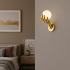 Aplica LED Decorativa MANO, 15x30cm, 1xE27, Sticla si Resina, Auriu [3]