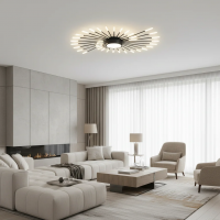 Lustra LED KALESA Grande, Lumina Neutra 4000K, 28W, Alb, Metal si Acril Lustra LED KALESA Grande, Lumina Neutra 4000K, 28W, Alb, Metal si Acril
