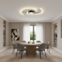 Lustra LED KALESA Grande, Lumina Neutra 4000K, 28W, Alb, Metal si Acril [2]