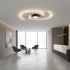 Lustra LED KALESA Grande, Lumina Neutra 4000K, 28W, Alb, Metal si Acril [3]