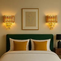 Aplica Candelabru Cristal VERSAILLES Piccolo, 2xE14, Auriu Aplica Candelabru Cristal VERSAILLES Piccolo, 2xE14, Auriu