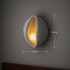 Aplica Decorativa CONCHA, 30x35cm, 1xE27, Polistiren, Gri [4]