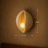 Aplica Decorativa CONCHA, 30x35cm, 1xE27, Polistiren, Alb [4]