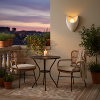 Aplica Decorativa CONNO, 26cm, 1xE27, Polistiren, Alb Aplica Decorativa CONNO, 26cm, 1xE27, Polistiren, Alb