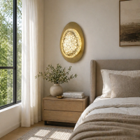 Aplica LED Decorativa GEM Lumina Rece/Neutra/Calda Auriu Aplica LED Decorativa GEM Lumina Rece/Neutra/Calda Auriu